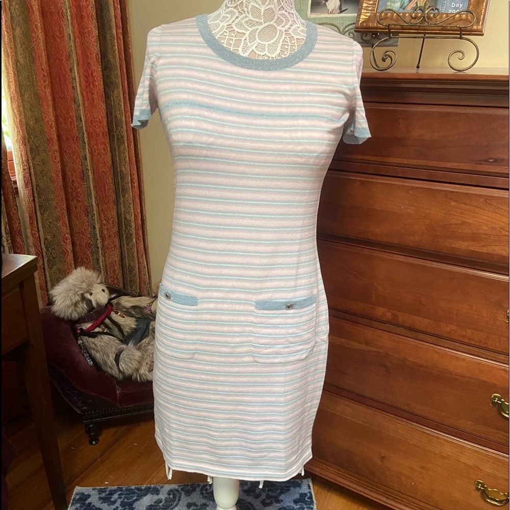 Chanel cotton blend dress size 36